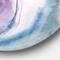Designart - Watercolor Geode I - Geometric Metal Circle Wall Art